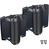 D&amp;D TCA1S3BTS TruClose Regular Gate Hinge Square Metal Gates, Black, 2 pcs. | Safety gate hinge, no alignment legs, self-closes metal gates up to 66 lb. For square gate posts. Black, comes with 2 hinges