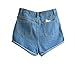 Juniors's Denim Vintage Retro High Waist Jeans Short