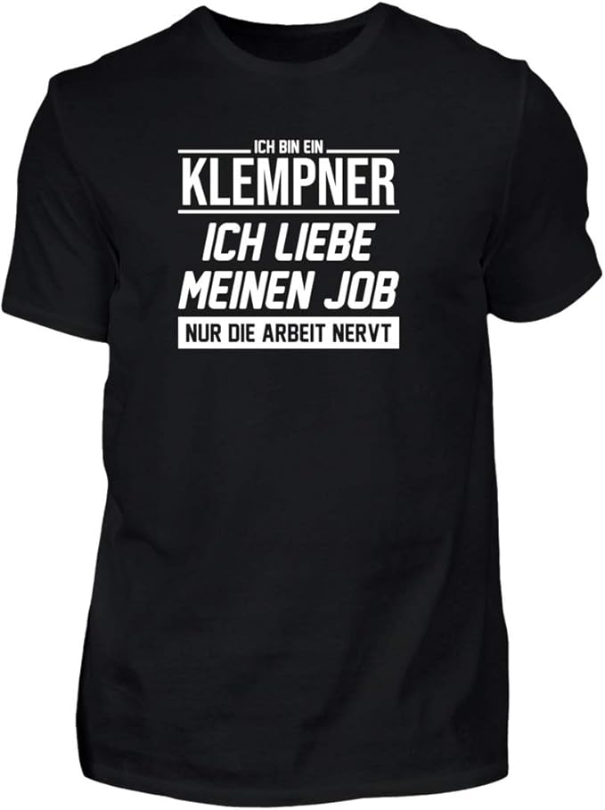 TShirt Klempner Geschenk Geburtstag Spruch Lustig FunShirt Ich