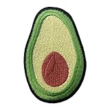 Avocado Cute Fruit Embroidered Applique Iron On Sew On Patch