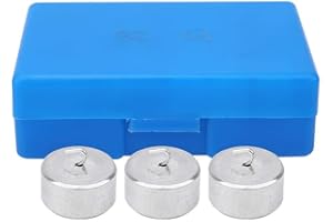 HZTYYIER 10Pcs/Set 500g Grams Precision Calibration Weight Kit Set Precision Weight for Digital Balance Scale, Jewellery Scale, 10 x 50g