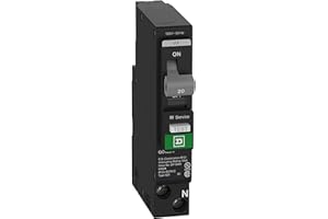 Square D by Schneider Electric Qwik Open 20 Amp Mini Circuit Breaker, 1 Pole, 120/240V AC, 10kA Breaking Capacity, Plug in Mo