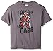 Marvel Men's Care Look Short Sleeve T-Shirt, Charcoal, Small