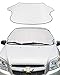 REEGE Sun Shade Protector Exterior Shield Guard Windshield Snow Cover & Sun Shade Protector Extra Thick - Door Flaps