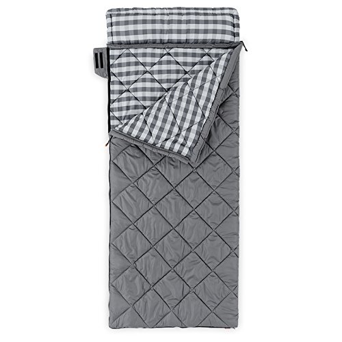 CORE 20 Deg Oversized Adult Sleeping Bag, Gray