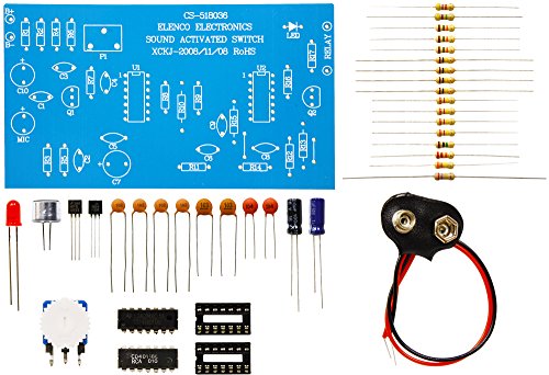 Elenco  Sound Activated Switch Soldering Kit  [ SOLDERING REQUIRED ]