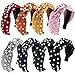 AMAHLE YIROCK 8 Pieces Pearls Headband Knot Artificial Pearl Wide Hairband Vintage Twisted Headwear for Girl Woman Hair Accessories, 8 Colors (Style A)