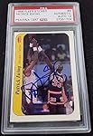 PSA/DNA Authentic 1986 Fleer #6 Patrick Ewing Signed Rookie Sticker Gem Mint 10 Auto 1704