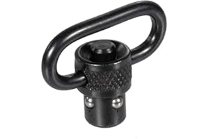 UTG Standard Push Button QD Sling Swivel, 1-Inch Loop