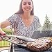 Qualitas Products Locking Kitchen Cooking Tongs 12 inch w Lock 1 mm Stainless Steel w High Temp Heat Resistant Silicone Tips. Perfect for Serving Foods, Salads, BBQ. Bonus Cloth Draw String Bag