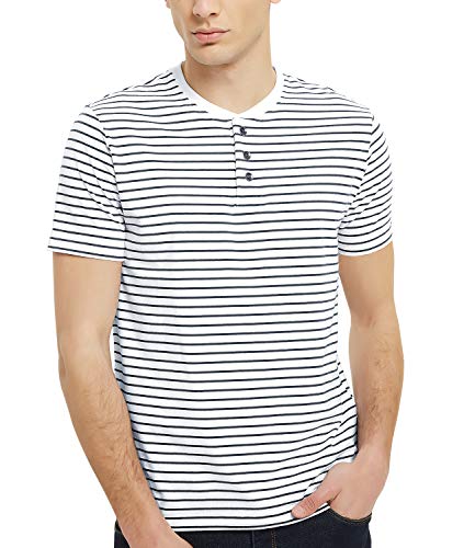 mens striped henley