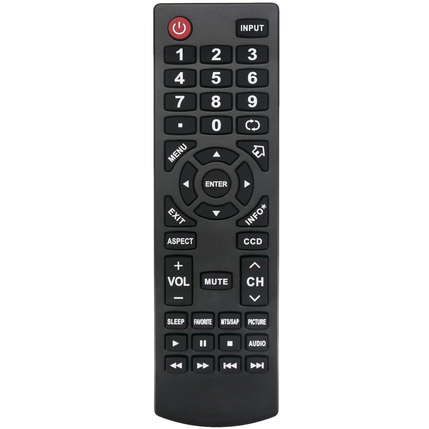 Photo 1 of Replacement-Voice-Remote-Control-for-Insignia-Toshiba-Pioneer-Smart-TVs