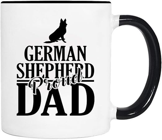 german shepherd dad mug