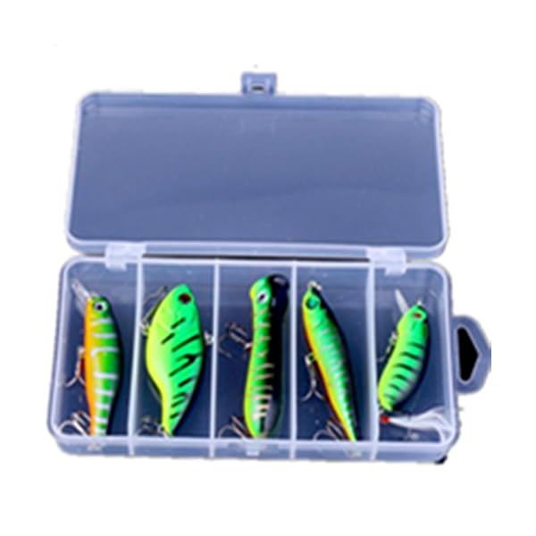 Fishing-LuresLaimeng-5PCS-Plastic-Fishing-Lures-Hard-Bait-Minnow-Pencil-Crank-Popper