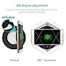 Fast Wireless Charger Qi Wireless Charging Pad Charge Stand for iPhone 8, 8 Plus, iPhone X, Samsung Galaxy S8, S8 Plus, S7, S7 Edge, S6 Edge Plus, Note 8, Note 5i (Black)