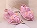 DZT1968® Baby Girl Boy Soft Sole Cartoon Elephant Prewalker Shoes Sandal (0~6 Months, Pink)