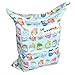 LOVE MY Solid Baby Wet and Dry Cloth Diaper Bag - Blue Owl