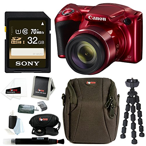 Canon-PowerShot-SX420-IS-Digital-Camera-w-Sony-32GB-SD-Card-Advanced-Accessory-Bundle
