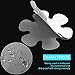 30Pcs Bathtub Stickers Non-slip, Clear Flower Shape Antislip Tub Adhesive Appliques with Scraper, PEVA Kids Safty Decals for Bathroom, Kitchen, Stairs, Pool, Bedroom