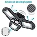 Deformable LED Garage Lights, 60W 6000LM Garage Lights Ceiling LED Garage Light Bulb 3 Leaf Garage Lighting E26 Screw Socket LED Shop Lights for Garage Basement Workshop (NO Motion Activated)