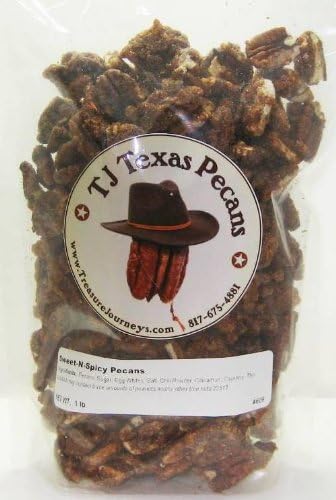 Sweet n Spicy TJ Texas Pecans - 16 Ounce Bag