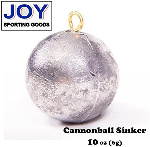 Cannonball 10 oz Fishing Sinker, Lead, Weight