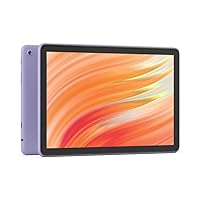 Amazon Fire HD 10 tablet, built for relaxation, 10.1” vibrant Full HD screen, octa-core processor, 3 GB RAM, latest model (2023 release), 32 GB, Lilac