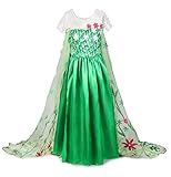 JerrisApparel New Princess Party Dress Costume With Flower Cape