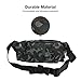 Piscifun Fishing Tackle Bag with Adjustable Waist Strap, Portable Multi-function Fanny Fishing Storage Pack, Camouflage