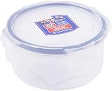 LocknLock HPL932 Round Storage Container 300 ml Clear Blue view 3