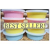 MYSTERY 8oz Homemade SLIME Surprise fluffy, floam, butter, or cloud creme, scented, stretchy, clicky, blue, pink or ? Random - One Mystery Slime BIG 8oz Container