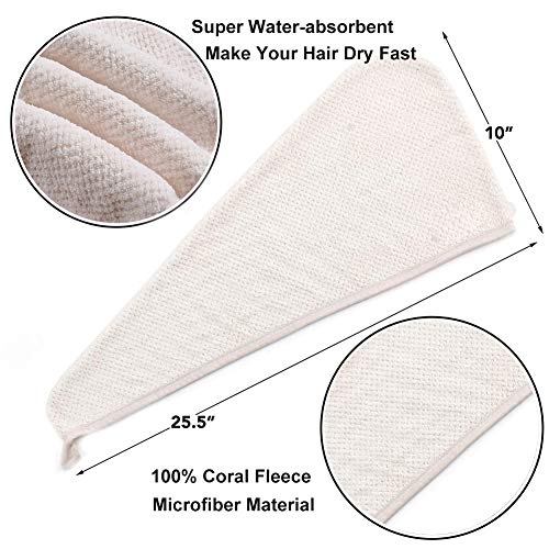 Exfoliating Loofah Sponge Pads, 2 Packs Natural Luffa Body Bath Sponge Body Scruber with 1 Pack Quick Dry Hair Cap for Men/Women Bath Spa and Shower - Thumbnail 2