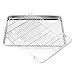 Zacfton Baking sheets and Rack Set, Cookie pan with Nonstick Cooling Rack & Cookie sheets Rectangle Size 16 x 12 x 1 inch,Stainless Steel & Non Toxic & Healthy,Superior Mirror Finish & Easy Clean