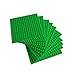 Building Brick Base Plates- Green 10 Pack of 5