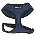 Puppia Soft Dog Harness No Choke Over-The-Head Triple Layered Breathable Mesh Adjustable Chest Belt and Quick-Release Buckle, Royal Blue, Large