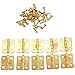 Dophee 50pcs Small Pure Copper Hinges 0.71