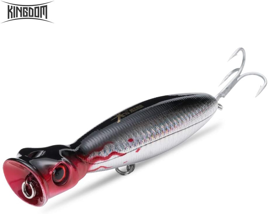 Kingdom Floating Fishing Lure Set Bass with Topwater Floating Rotating Tail Artificial Hard Bait Fishing Lures Swimbaits Slow Sinking Hard Lure Saltwater and Freshwater…