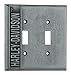 Harley-Davidson Heavy-Duty H-D Double Switch Plate, Hardware Included HDL-10170