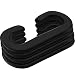 4 Pack 11 mm Pu Leather Foam Face Replacement Face Cover Pad Memory Foam for HTC Vive VR Headset, HTC Vive Accessories, Black