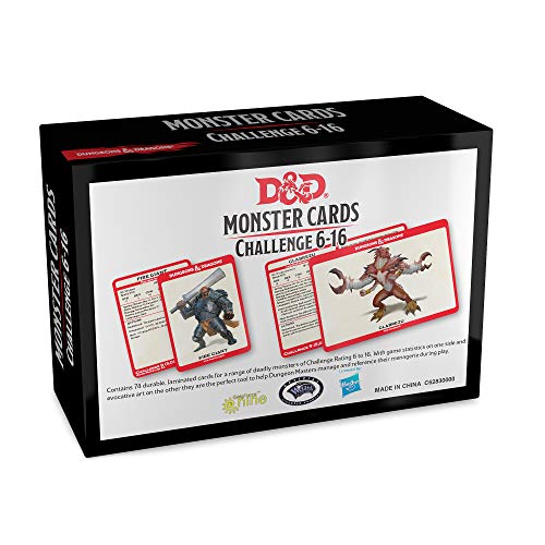 Dungeons & Dragons Spellbook Cards: Monsters 6-16 (D&D Accessory)