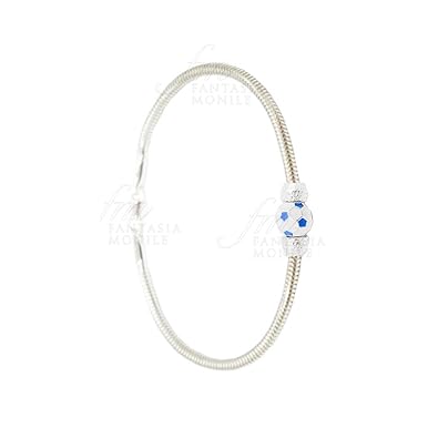 Miss Miss 8DO76FM - Pulsera de plata 925 con adorno de balón de ...