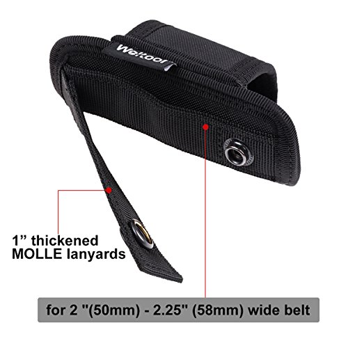 Black Open Top Compact Flashlight Holder Duty Belt Carry Cases For MAGLITE MID SIZE ML25, 50, 100 series, 2-4CELL C series Streamlight stinger series