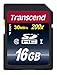 Transcend 16GB SDHC Class 10 Flash Memory Card Up to 30MB/s (TS16GSDHC10)