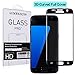 [Full Cover] Samsung Galaxy S7 screen protector ,3D Curved Full Coverage ,AUSCREZICON 0.26mm 9H Tempered Glass ,High Definition,for Samsung Galaxy S7 [NOT S7 Edge] Black