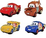 Ty Disney / Pixar Cars 3 Beanie Baby Set of 4