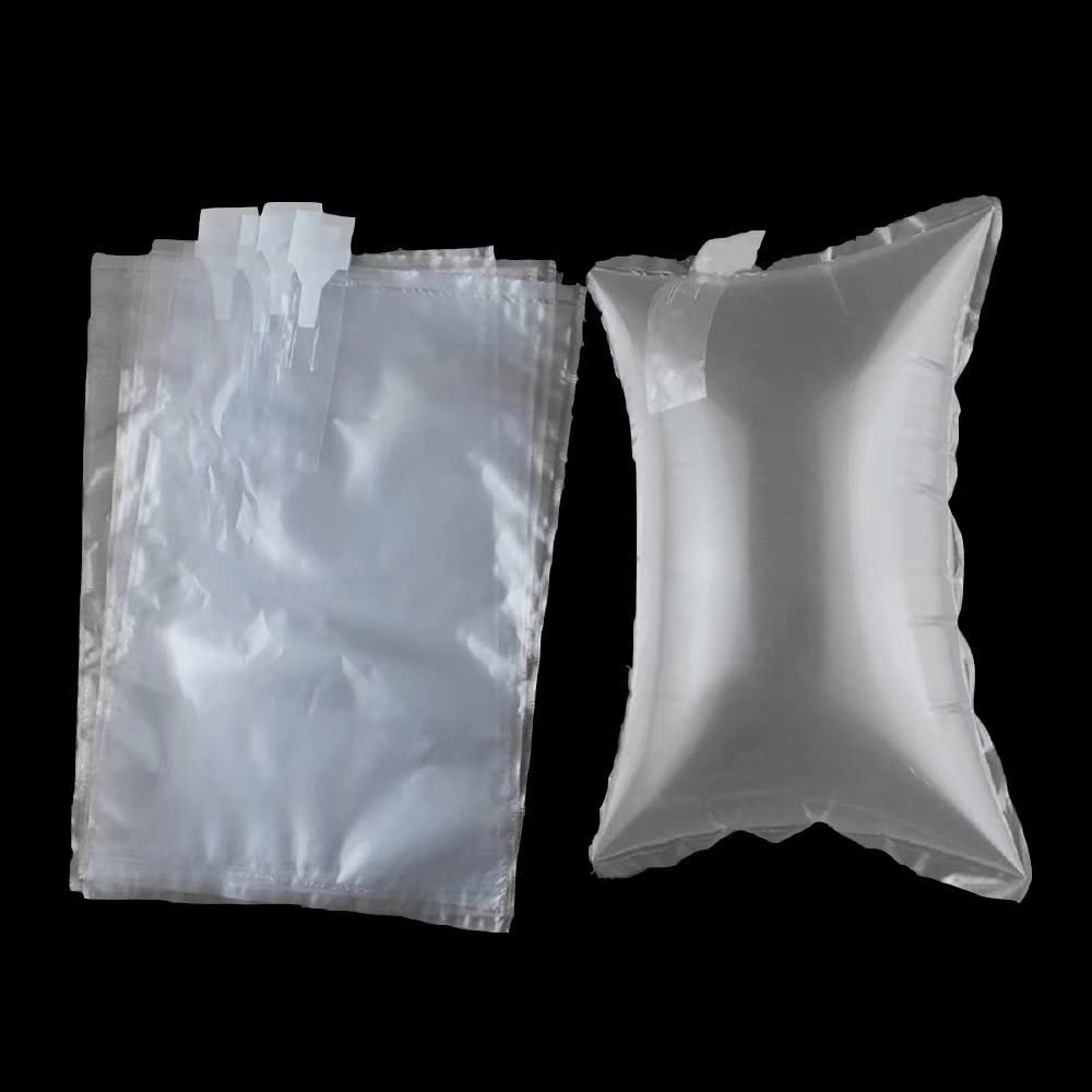 Photo 1 of 100 Pack,Free Hand Pump AIR PAKPRO 7.9x11.8inch Clear Plastic Inflatable Air Packaging Bags Air Pillows Air Cushions Buffer Bags Void Fill Cushioning for Shipping and Packaging,VFC2030