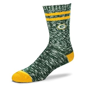 Green Bay Packers Alpine Crew Socks, Medium 51XLI0YrG8L