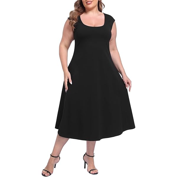 Catherines Women's Plus Size Tiered Chiffon Maxi Dress - 1X, Black at  Amazon Women's Clothing store