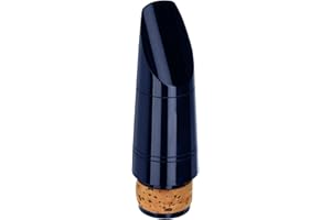 CUKIXA Premium Hand-Finished and Play-Tested Clarinet Mouthpiece Pad, Bass Clarinet Mouthpiece for Students and Professionals,Black,1 Pack