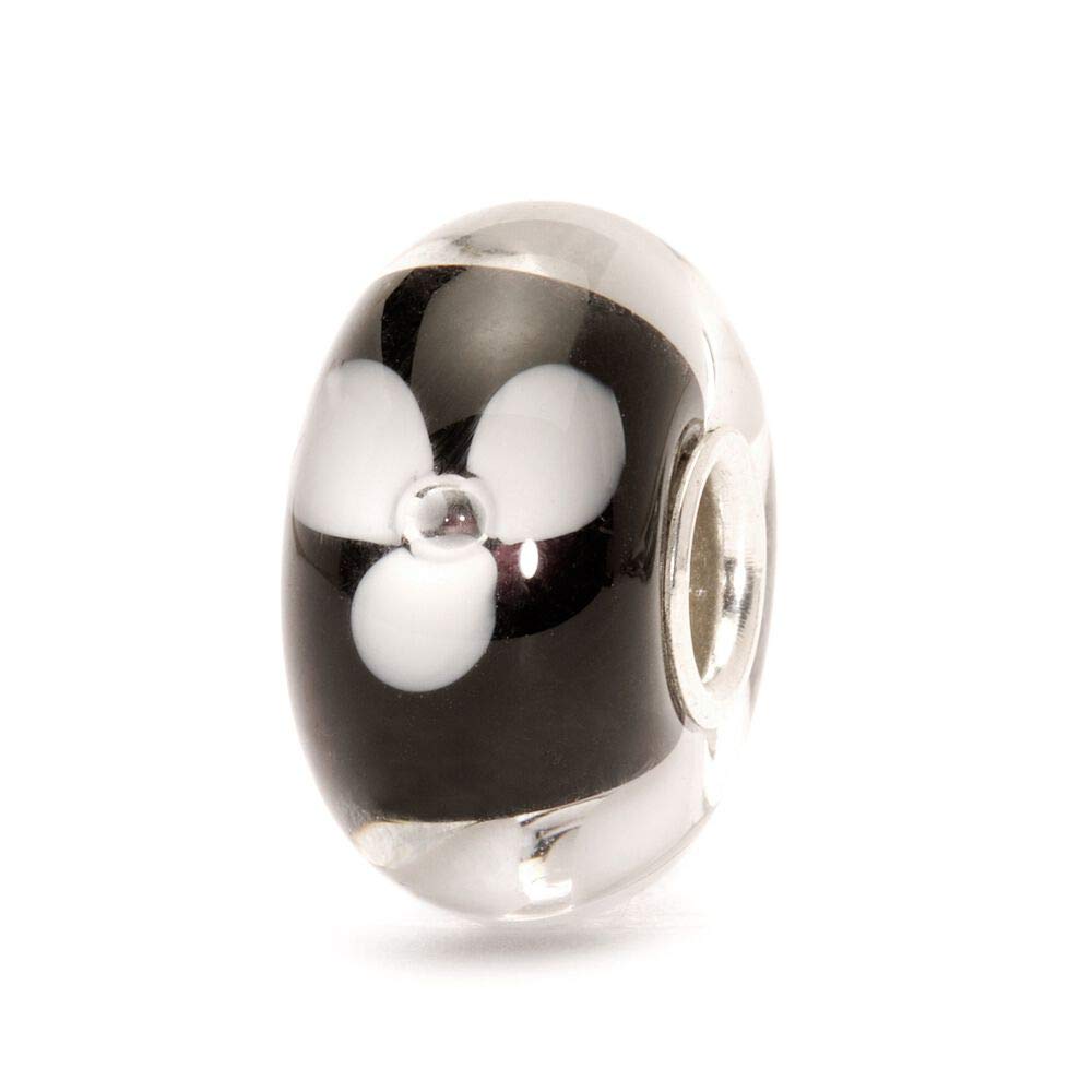 Trollbeads White Flower Glass Bead 61302